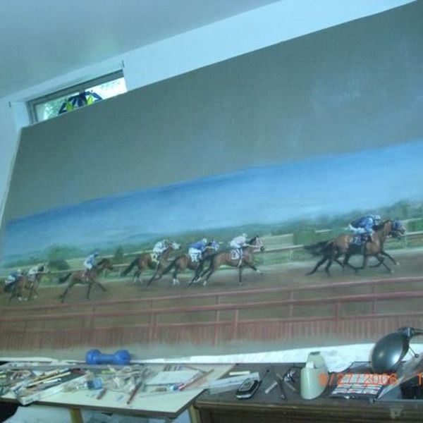 "Winning Horse Race" by Elizabeth Stathis 