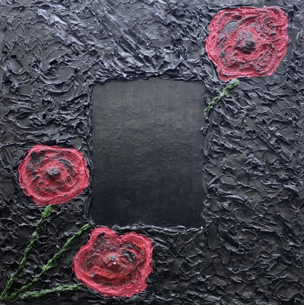Untitled (Black Frame) by Barbara"Barby" Beauvais