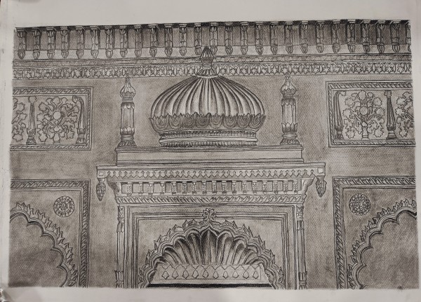 The Grand Façade - Qubba Izziyah by Ummehani Taj