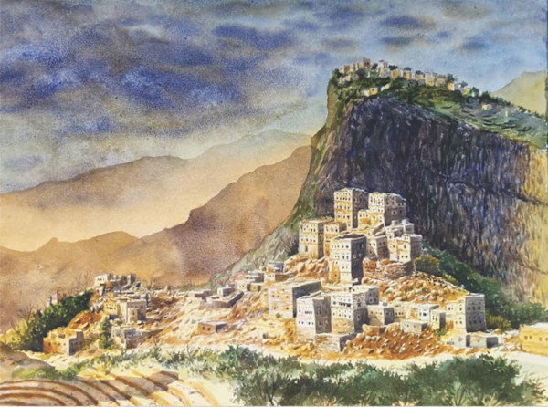 Mahweet Village - Yemen by Mazher Nizar