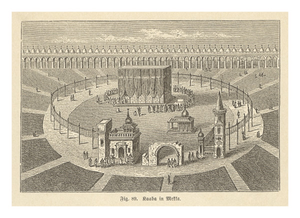 Ka'bah in Mecca (Makka al-Mukarrama) by W. Buckley