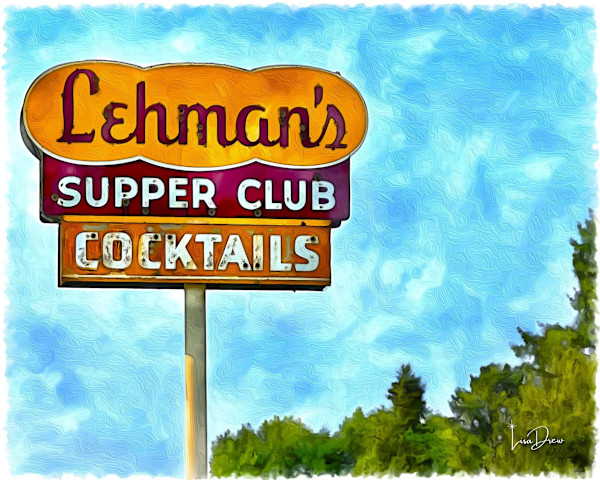Lehman's Supper Club by Lisa Drew | Available Printed Inventory
