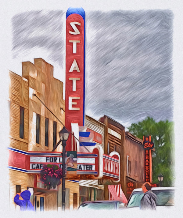 State Theater Vintage by Lisa Drew