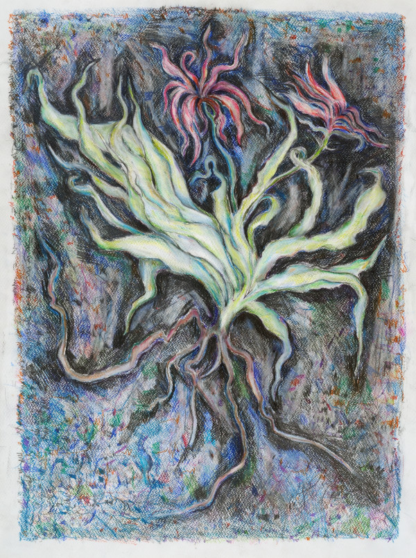 Large Night Meadow by Mary Higgins