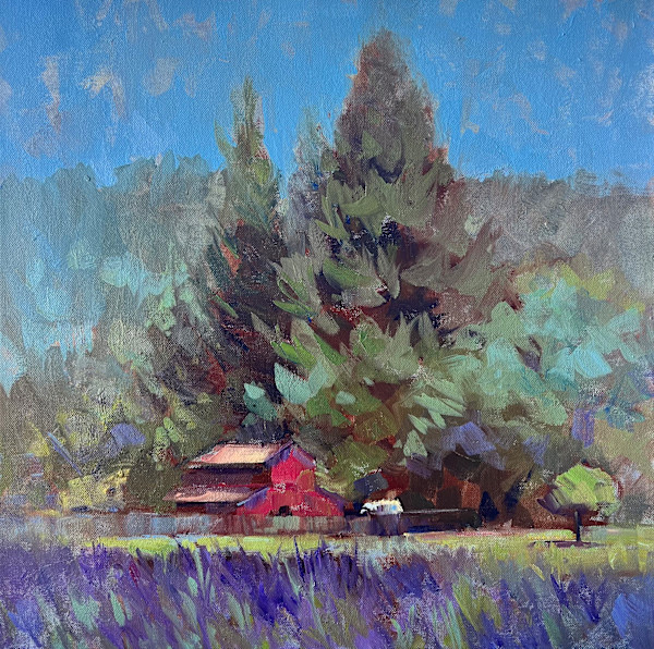 Does this Barn Make my Trees Look Big? by Patti McNutt
