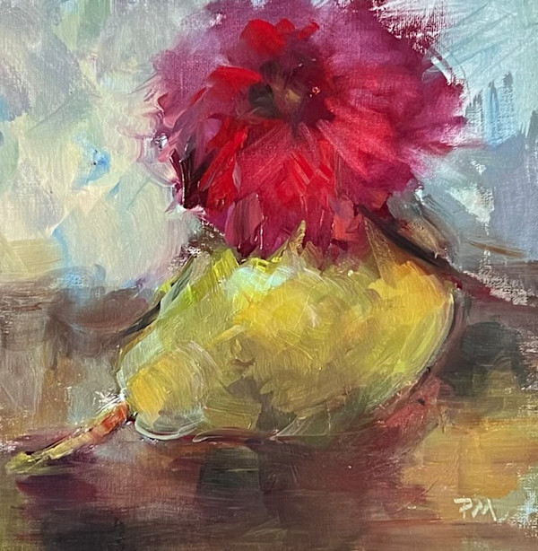 Pear and Dahlia Hugs by Patti McNutt, Image 1.