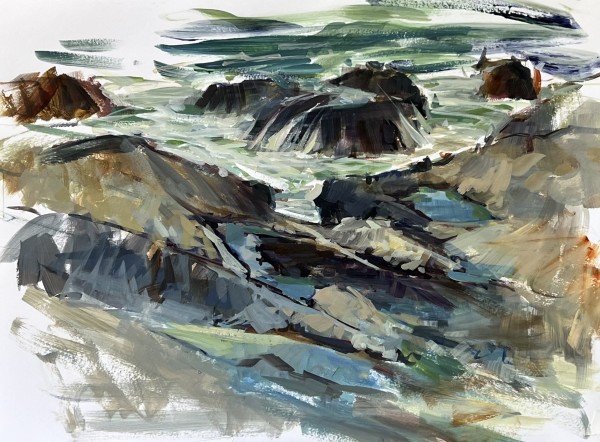 Yachats Plein Air by Patti McNutt