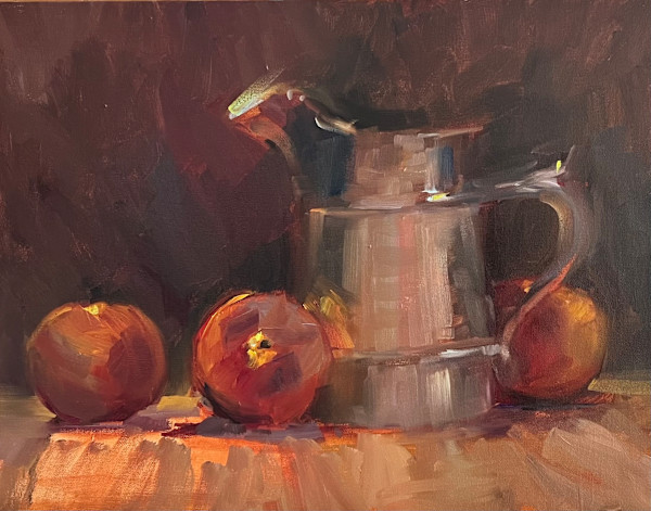 Peaches and Pewter by Patti McNutt, Image 1.
