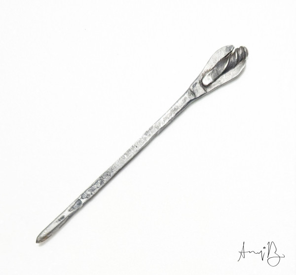 Forged Steel Hair Stick No. 5 - $100.00 by Annalisa Barron