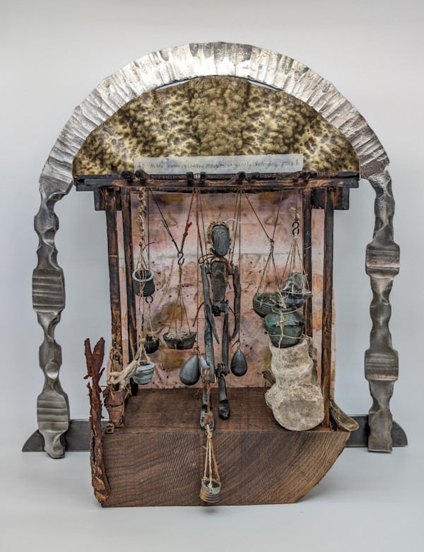 Heavy Thoughts in Swinging Pots by Annalisa Barron, Image 1.