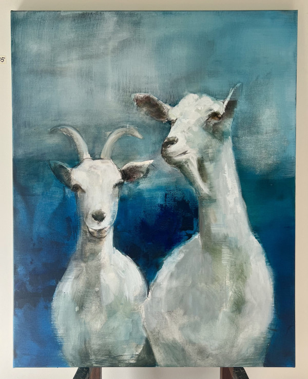 Blue Goats by Meinke Flesseman