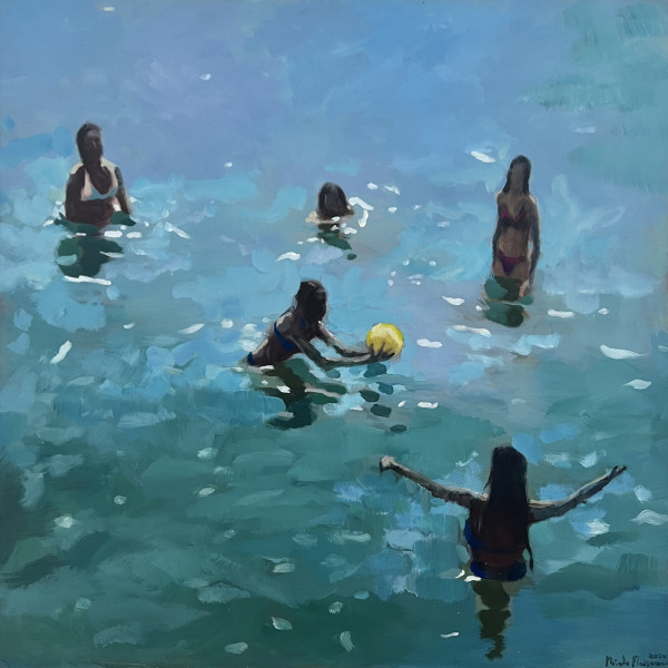 Water Painting 9 by Meinke Flesseman