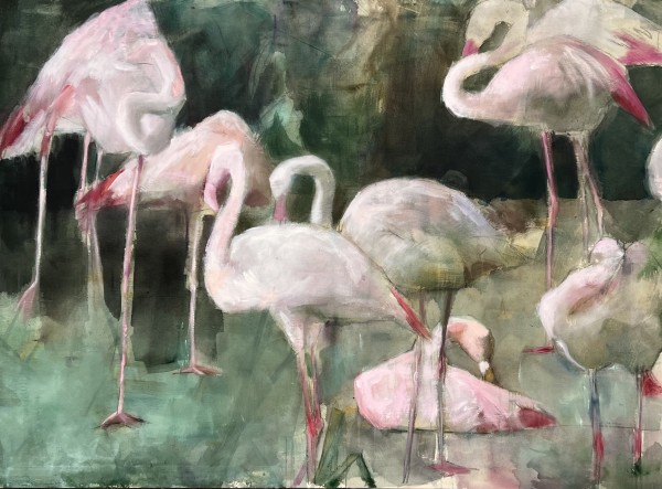 Flamingos 4 by Meinke Flesseman