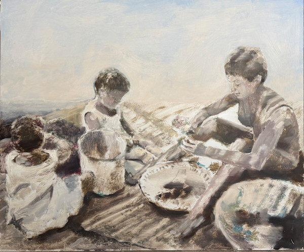 Almond peeling by Meinke Flesseman, Image 1.