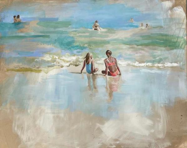Water Painting II by Meinke Flesseman