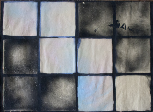 Spray Paint Checkerboard by Richard Morrison