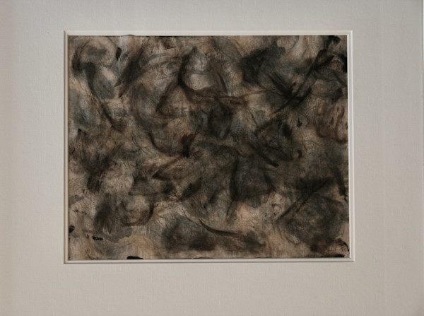 Black and Beige layered abstraction by Richard Morrison