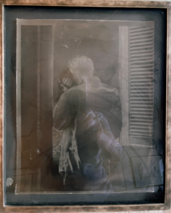 Bill Rice at Window, Gran Hotel, Merida, Mexico by Richard Morrison