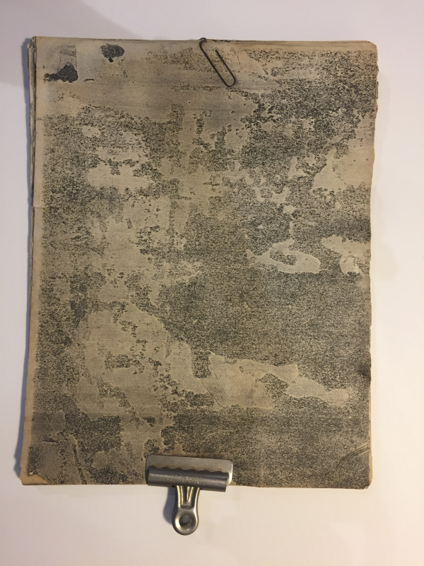 Book with 16 paper clips by Richard Morrison