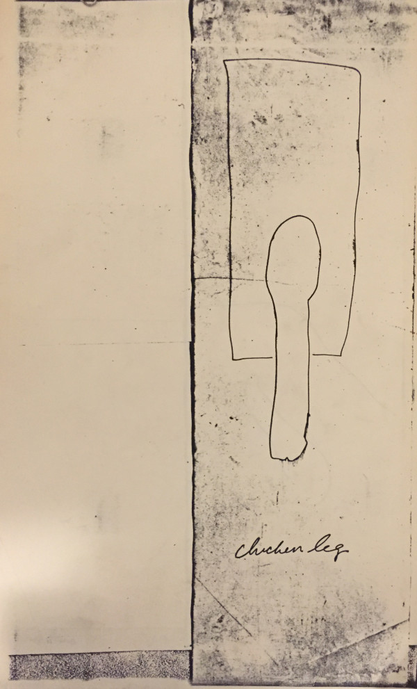 Untitled Chicken Leg Zerox Book Edition 1 by Richard Morrison