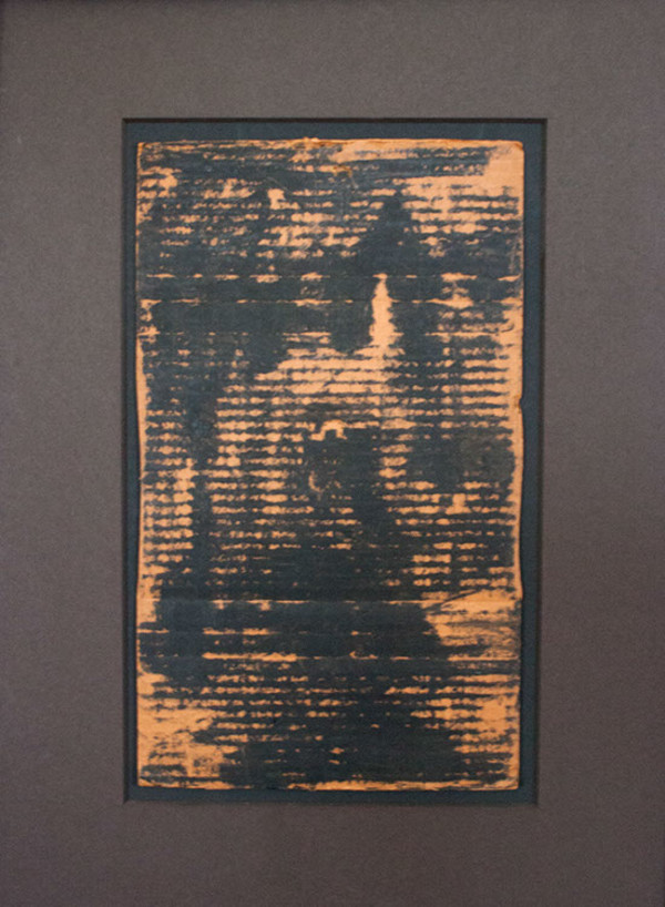 Oilstick on Cardboard 19 x 25 by Richard Morrison