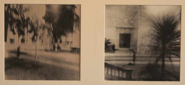 Mexico Plaza Diptych by Richard Morrison by Richard Morrison