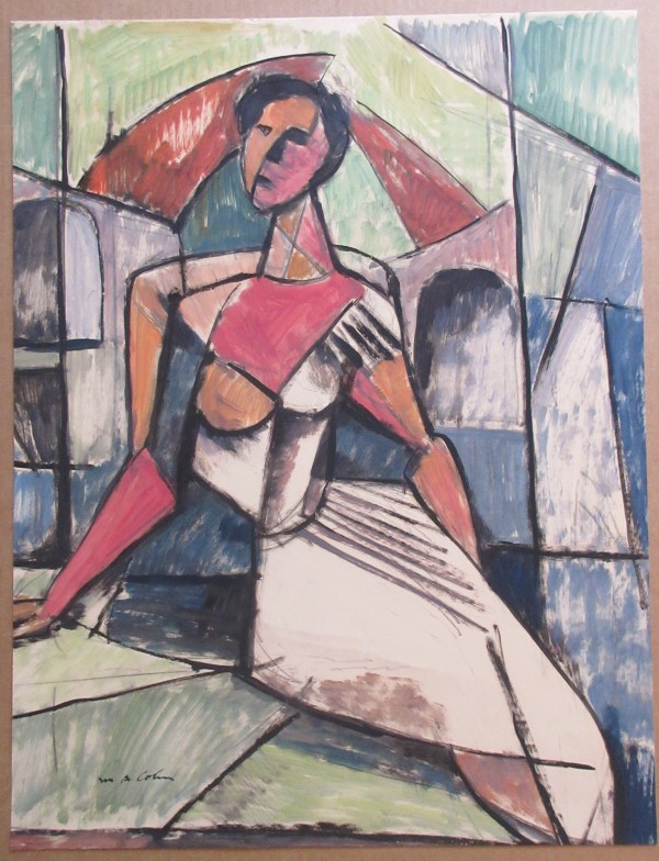 Seated Woman by Max Arthur Cohn