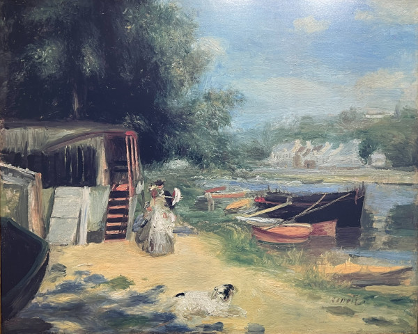 View of Bougival by After Pierre-Auguste Renoir