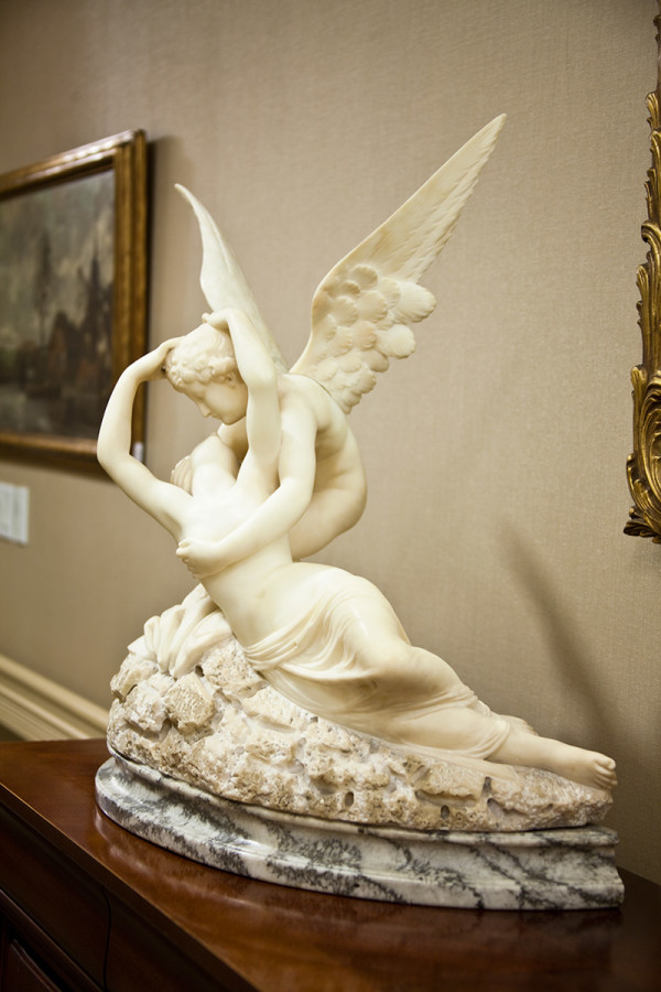 Psyche Revived by Cupid's Kiss by After Antonio Canova