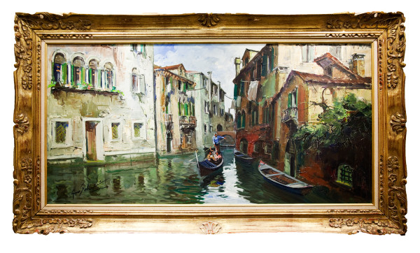 Small Venice Canal by Gino Salviati