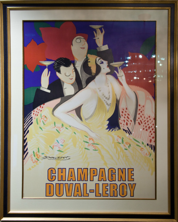 Champagne Duval-Leroy by Achille L. Mauzan