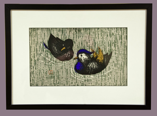 Two Ducks/ Ducks on a Pond by Kaoru Kawano