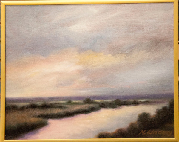 Untitled (Marsh Scene) by N. Lindsey