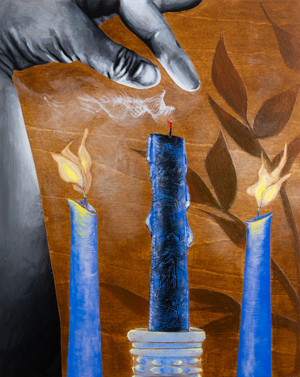 Candle Study I by April Werle, Image 3.