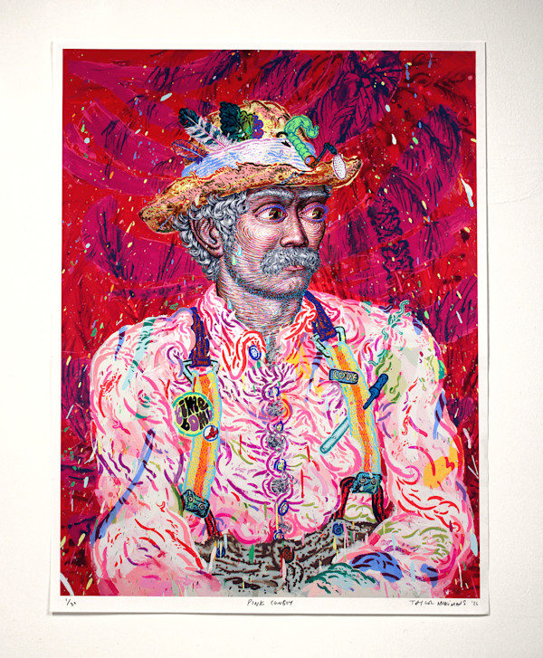 Pink Cowboy Proof 5 by Taylor McKimens, Image 1.