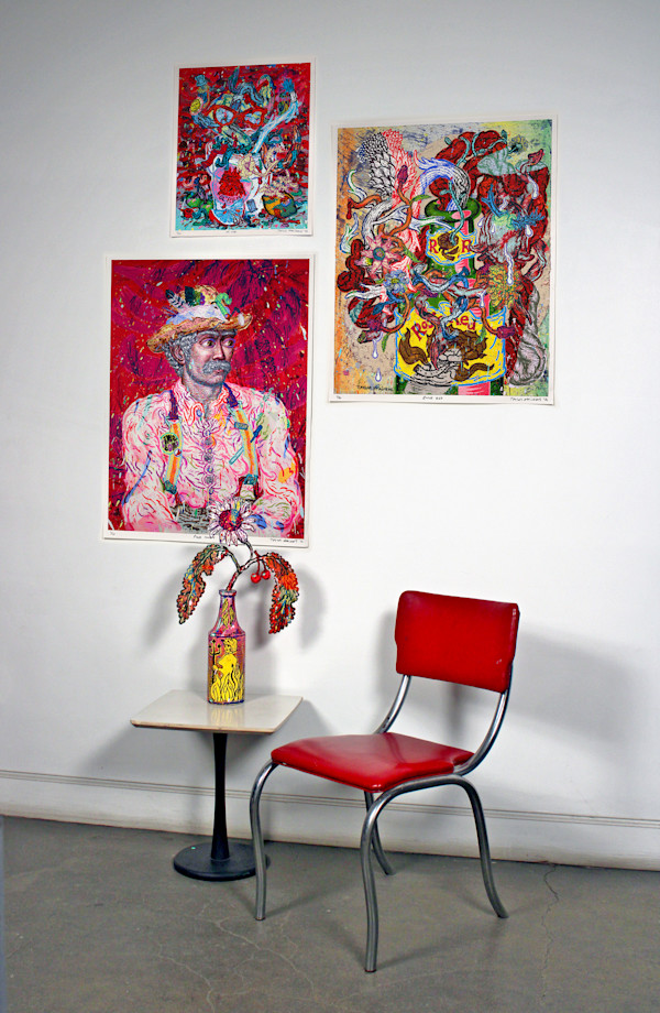 Red, Red & Pink • Suite of Three Prints Proof 4 by Taylor McKimens, Image 2.