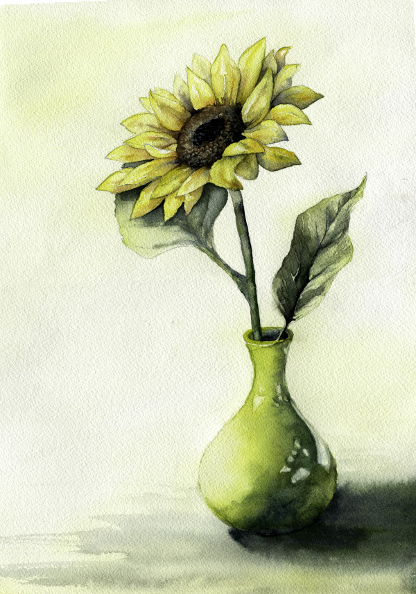 Sunflower for Grandma by Sandra Schultz