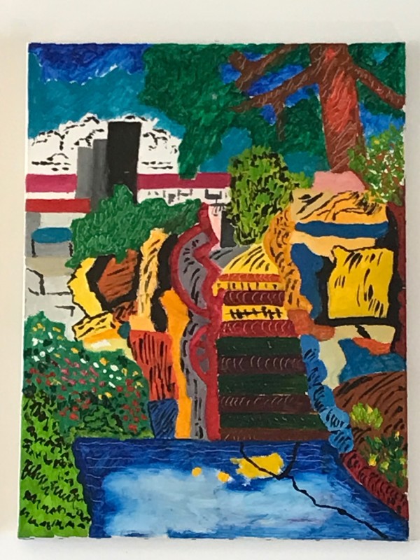 Sacre Coeur Abstract by Augustine Blaisdell
