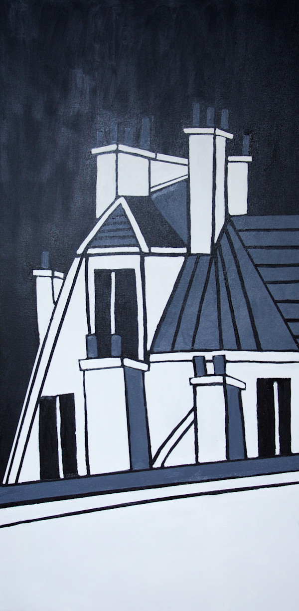 Paris Rooftops by The Estate of Don Blaisdell