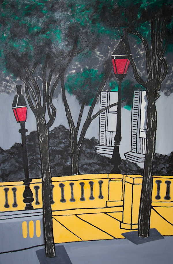 Terrace Fading Montmartre by The Estate of Don Blaisdell