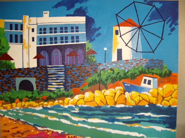 Paros Windmill by The Estate of Don Blaisdell
