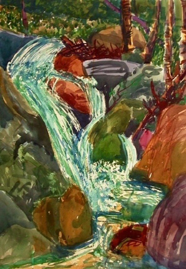 Braided Falls by Augustine Blaisdell
