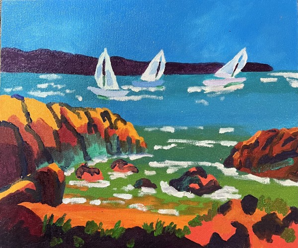 Antibes Boat by Augustine Blaisdell