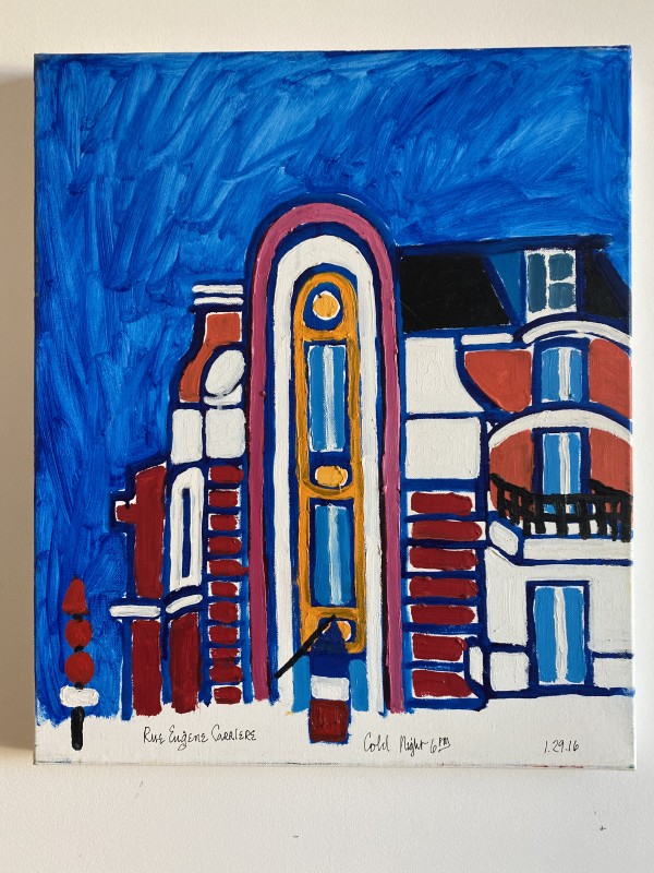 Rue Eugene Carriere by Augustine Blaisdell