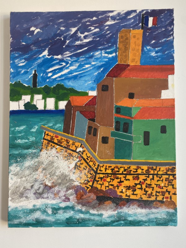 Antibes Picasso Side View by Augustine Blaisdell