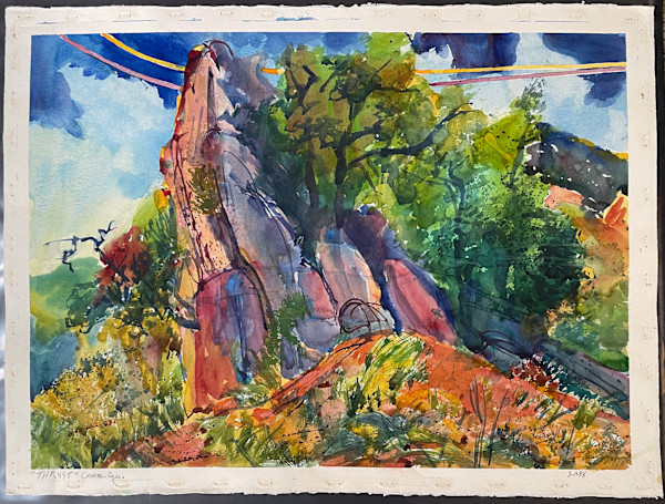 Thrust, Corral Canyon by The Estate of Don Blaisdell