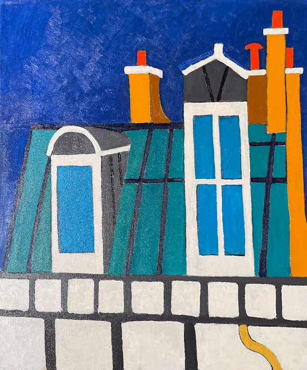 Untitled (Montmartre Rooftop) by The Estate of Don Blaisdell