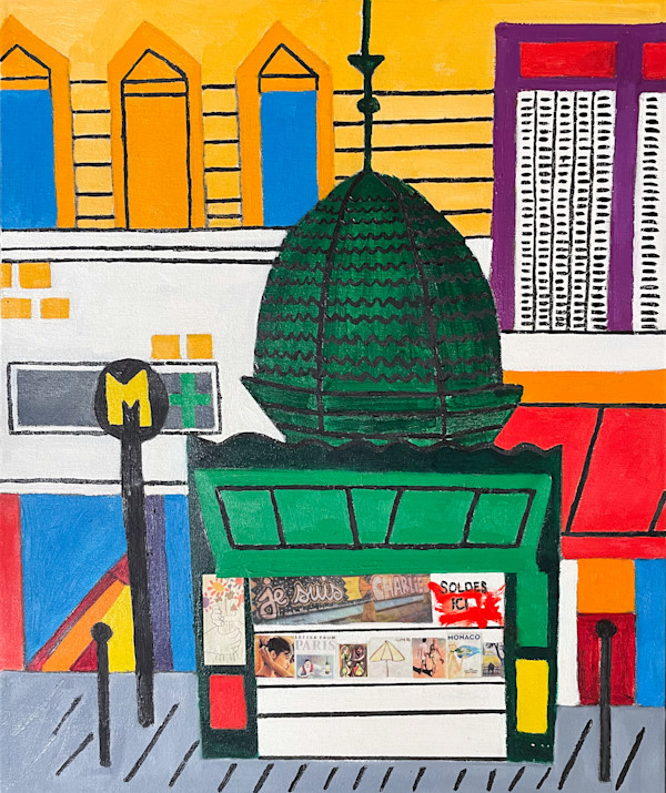 Montmartre Kiosk by The Estate of Don Blaisdell