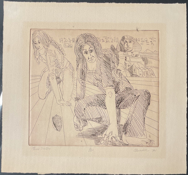 Three Sisters, edition 1/20 by The Estate of Don Blaisdell