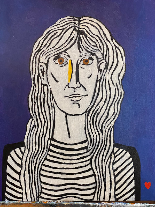 Karen in Stripes by The Estate of Don Blaisdell